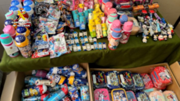 Productes intervinguts per la Guàrdia Civil