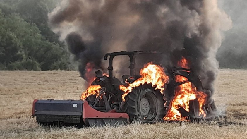 Incendi Tractor Sant Pere de Torelló