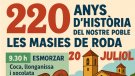 Les Masies de Roda celebra 220 anys d’història amb una jornada festiva per a tots els veïns