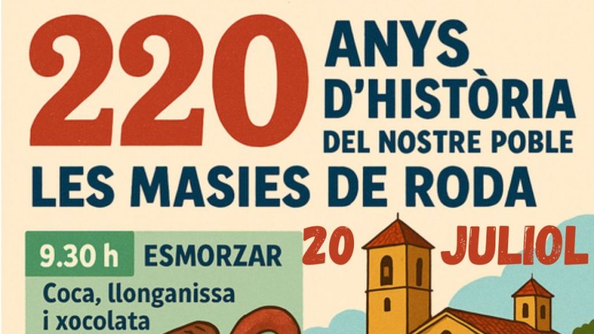 220 anys de Les Masies de Roda