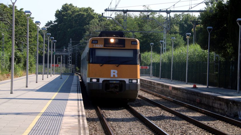 Xoc Tren i Camió R3 a l'altura del Brull
