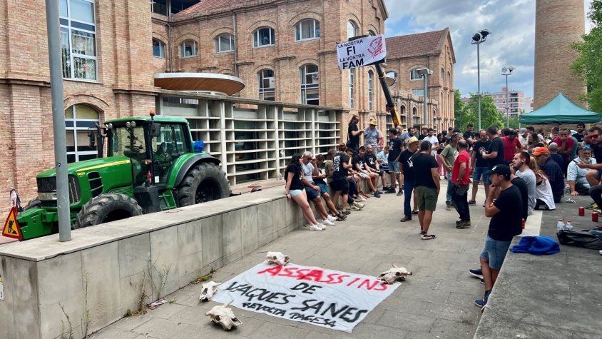 Protesta de la Pagesia per l'incompliment dels acords a Vic