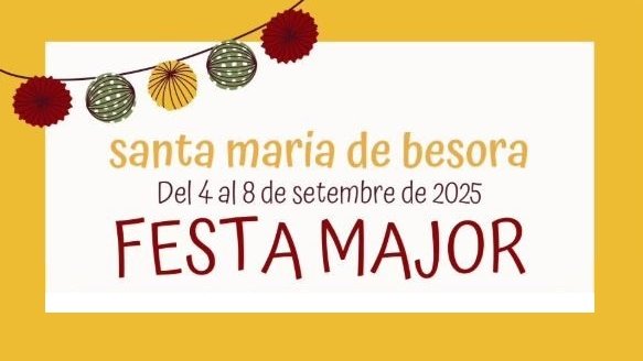 Festa Major Santa Maria de Besora 2025