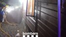 Incendi a Viladrau crema una casa de fusta sense causar ferits