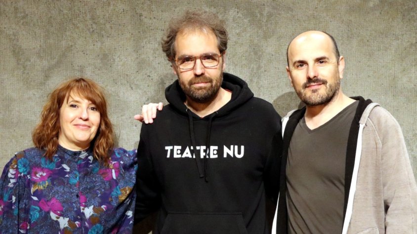 Director i actors de l'obra.